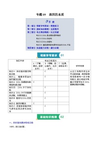 专题09 基因的本质（知识梳理+4大考点精讲精练+实战训练）-2025年高中生物学业水平合格性考试总复习（全国通用）