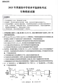 河北省邯郸市部分校2024-2025学年高三上学期12月月考生物试卷（PDF版附解析）