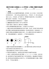 重庆市长寿区七校联盟2024-2025学年高二上学期12月期中生物试卷(含答案)