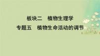 2025届高考生物二轮专题复习与测试板块二植物生理学专题五植物生命活动的调节课件