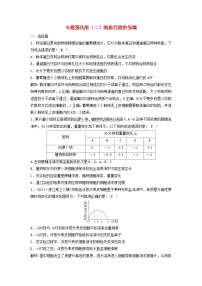 2025届高考生物二轮专题复习与测试专题强化练二细胞代谢的保障