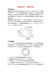 2025届高考生物二轮专题复习与测试板块一细胞生物学命题最前沿三细胞周期调控