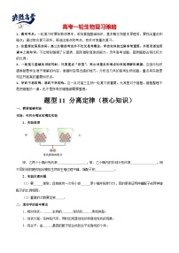 题型11 分离定律的易错题型和特殊遗传现象（核心知识）-【精讲精练】最新高考生物二轮题型复习讲练