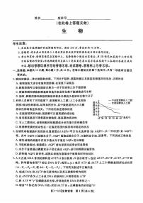 安徽省蚌埠市2024-2025学年高三上学期12月月考生物试题（PDF版附解析）