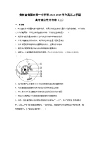 2024~2025学年贵州省贵阳市第一中学等高三上学期高考适应性月考卷（三）生物试卷（解析版）