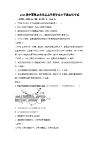 2025届宁夏吴忠市高三上学期学业水平适应性考试生物试卷（解析版）