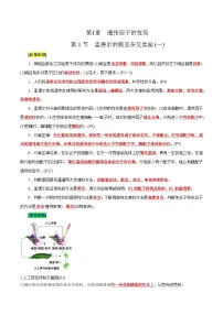 第1章 遗传因子的发现-【晨读晚默】备战2025年高考生物必背知识清单