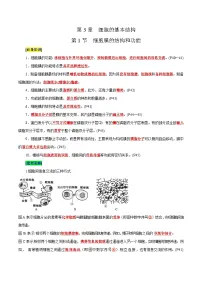 第3章 细胞的基本结构-【晨读晚默】备战2025年高考生物必背知识清单