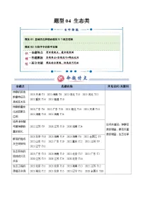 2025年高考生物答题技巧与模板构建 题型04 生态类（2大模板）（原卷版）