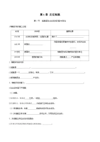 必修1期末复习必背知识清单-2024-2025学年高一生物上学期期末考点大串讲（人教版2019）