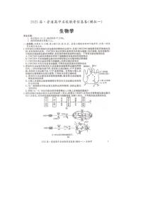 湖南省2025届普通高中高考模拟名校联考信息卷（一模）-生物试题+答案