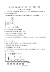 湖南省长沙市雅礼教育集团2024-2025学年高一下学期3月联考生物试卷（Word版附解析）