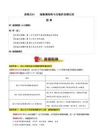 2025年高考生物考试易错题(新高考通用)易错点03细胞器结构与功能的易错比较(4大陷阱)(学生版+解析)