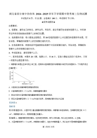 湖北省部分高中协作体2024-2025学年高二下学期4月期中生物试题  含解析