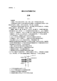 山东省潍坊市2022-2023学年高三下学期2月高考模拟考试（一模）生物 含答案
