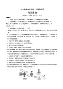 2025年高考第二次模拟考试卷：生物（四川卷）（考试版）