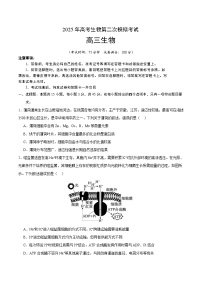2025年高考第二次模拟考试卷：生物（安徽卷）（考试版）