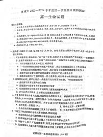 安徽省宣城市2023-2024第一学期高一期末 生物试卷（含答案）