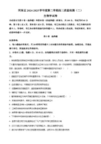 2025届天津市河东区高三二模生物试题（高考模拟）