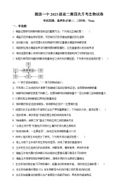 甘肃省定西市陇西县第一中学2024-2025学年高二下学期4月月考生物试题（原卷版+解析版）