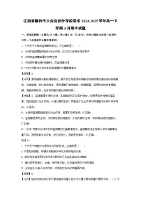 江西省赣州市大余县部分学校联考2024-2025学年高一下学期4月期中生物试卷（解析版）