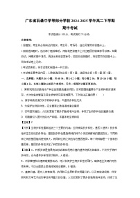 广东省石碁中学等部分学校2024-2025学年高二下学期期中考试生物试卷（解析版）