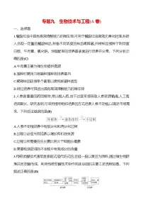 2025版高考生物热点题型与考点专练专题九生物技术与工程（A卷）试题（Word版附答案）