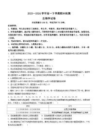 河南省创新发展联盟2023-2024学年高一下学期7月期末考试生物试题（含答案）