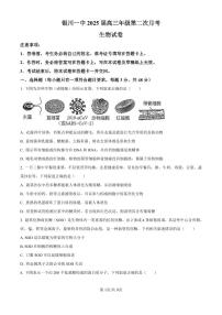宁夏回族自治区银川一中2024-2025学年高三上学期第二次月考 生物试卷（含答案）