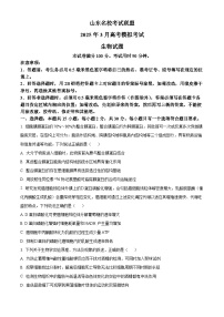 山东省名校考试联盟2024-2025学年高三下学期3月高考模拟考试生物试题 （原卷版+解析版）