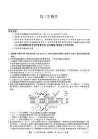 九师联盟2024-2025学年高三上学期模拟预测 生物试卷（含答案）
