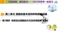 高考生物一轮复习考点课件第2单元第4课时 物质进出细胞的方式及影响因素