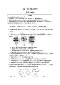 江苏省百校联考2024-2025学年高一下学期5月月考生物试题（Word版附答案）