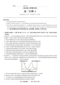 安徽省金榜教育2024-2025学年高二下学期5月阶段性考试生物（A）试卷（PDF版附解析）