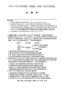 河北省沧州市2024-2025学年高二下学期5月月考生物试题