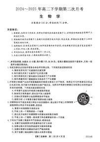 河北省邯郸市部分学校2024-2025学年高二下学期5月第二次月考生物试题