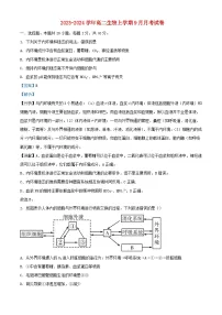 湖北省襄阳市2023_2024学年高二生物上学期9月月考试卷含解析