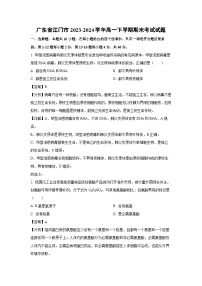 【生物】广东省江门市2023-2024学年高一下学期期末考试试题（解析版）