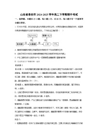 【生物】山东省泰安市2024-2025学年高二下学期期中考试（解析版）(2)