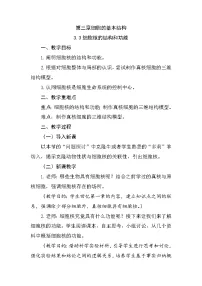 高中生物人教版 (2019)必修1《分子与细胞》细胞核的结构和功能教案设计