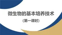 高中生物人教版 (2019)选择性必修3微生物的基本培养技术教学课件ppt