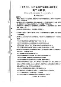 湖北省十堰市2024-2025学年高二下学期6月期末考试生物试题（PDF版附答案）