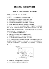 【备考2026】高考生物一轮复习资源：第10单元 课时练55 基因工程的应用、蛋白质工程（课时精练）（学生版）
