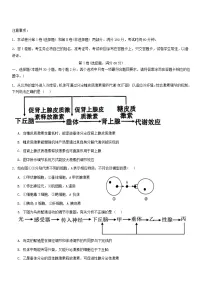 天津市2024_2025学年高二生物上学期12月月考试题