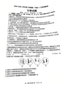 辽宁省大连市沙河口区大连市第八中学2024-2025学年高一下学期6月月考生物试题(图片版含答案)含答案解析