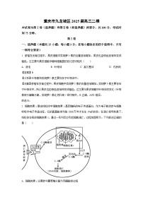 重庆市九龙坡区2025届高三二模[高考模拟]生物试卷（解析版）