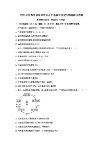 2025年6月江苏普通高中学业水平选择性考试生物试题[原卷]附答案
