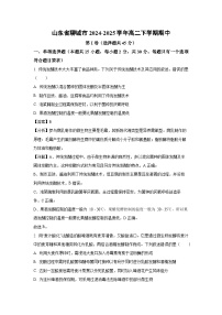 山东省聊城市2024-2025学年高二下学期期中生物试卷（解析版）