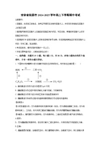 吉林省松原市2024-2025学年高二下学期期中考试生物试卷（解析版）