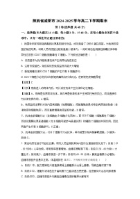 陕西省咸阳市2024-2025学年高二下学期期末生物试卷（解析版）